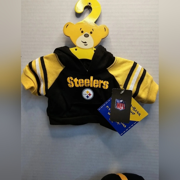 2009 Pittsburgh Steelers Build-A-Bear Workshop Plush Bear - Picture 10 of 14